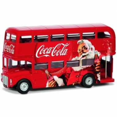 Modelauto londen bus kerstmis 1 36