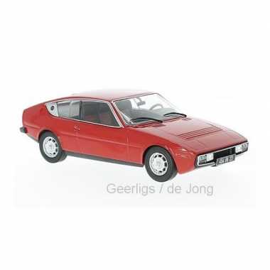 Modelauto matra simca bagheera 1974 rood schaal 1:24/16 x 7 x 5 cm