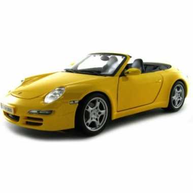 Modelauto porsche 911 carrera s cabrio 1:18