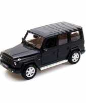 Modelauto mercedes benz g klasse zwart schaal 1 24 19 x 7 x 8 cm