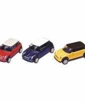 Modelauto mini cooper 7 cm
